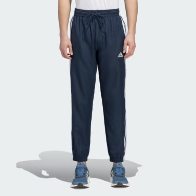 Adidas Men's Regular, Loose Fit Recycled Polyester Track Pants (GE5425_Navy  Blue_L) : : Clothing & Accessories