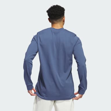 adidas Long Sleeve Polo Shirt - Blue | Men's Golf | adidas US