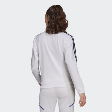 Women Football White Real Madrid Condivo 22 Training Track Jacket
