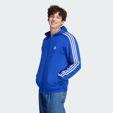 Essentials Fleece 3-Stripes Full-Zip Hoodie
