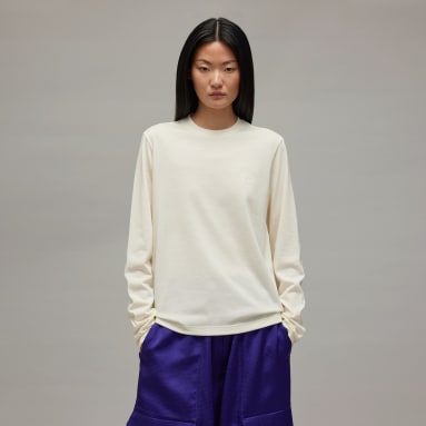 เสื้อยืดพรีเมียมแขนยาวทรงเรกูลาร์ Y-3