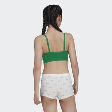 Γυναίκες Originals Πράσινο Adicolor Comfort Flex Cotton Scoop Bralette