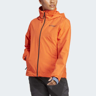 Chamarra para Lluvia Terrex Multi RAIN.RDY 2 Capas Naranja Mujer TERREX