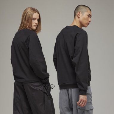 Y-3 Stretch Terry Crew Genser Svart