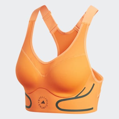 Women adidas by Stella McCartney Orange TruePace High Support Bra