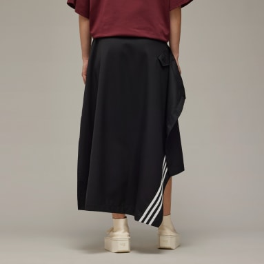 Women's Y-3 Black Y-3 Refined Woven Skirt