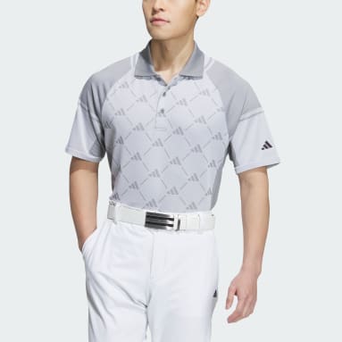 Men Golf White PRIMEKNIT Seamless Short Sleeve Polo Shirt