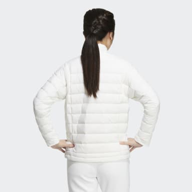 Women Golf White 다운 재킷