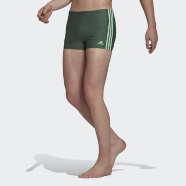 Boxer de natation 3-Stripes Vert Hommes Natation
