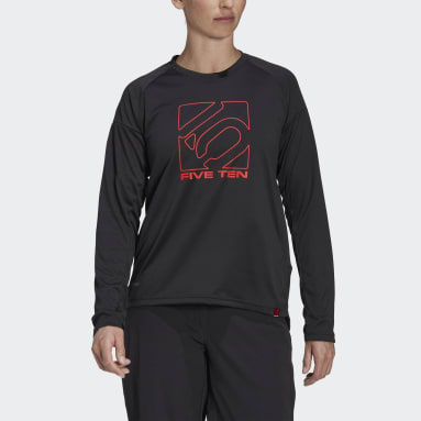 Frauen Five Ten Five Ten Long Sleeve Trikot Schwarz