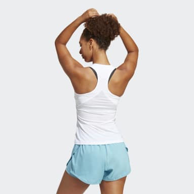 Playera sin Mangas Club para Tenis Blanco Mujer Tennis