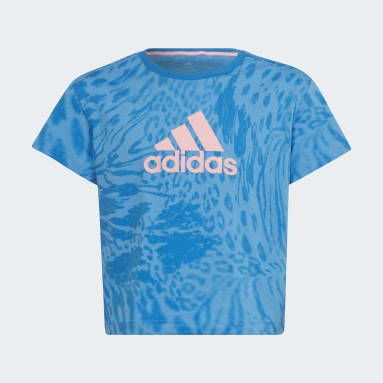 T-shirt en coton coupe standard imprimé animal Future Icons Hybrid Bleu Adolescents 8-16 Years Sportswear