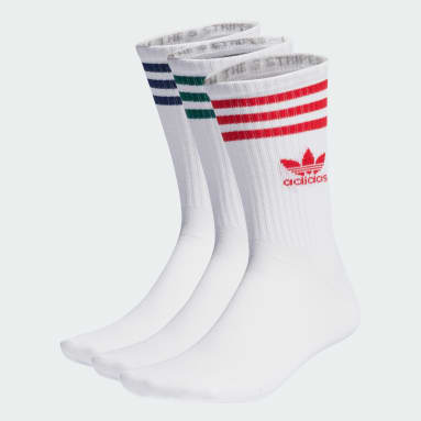 Originals bílá Ponožky Mid Cut Crew – 3 páry