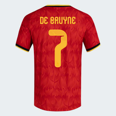 Belgium 26 Home De Bruyne Authentic Jersey