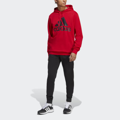 ponerse nervioso Compatible con estar Sudaderas con capucha - Rojo - Hombre | adidas España