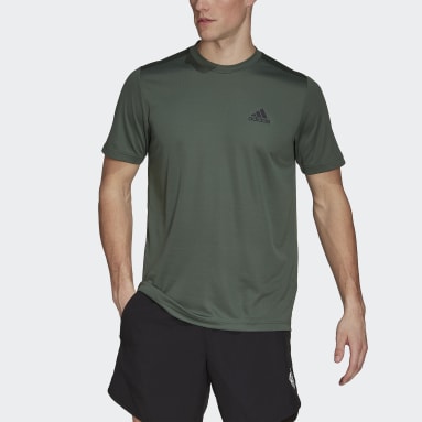 Camiseta Esportiva AEROREADY Designed To Move Verde Homem Training
