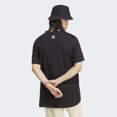 ผู้ชาย Originals สีดำ เสื้อยืดพิมพ์ลาย New Age