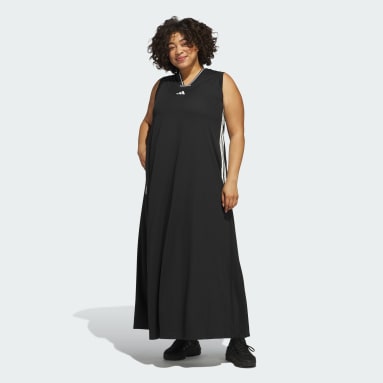 Tiro Cut 3-Stripes Soft Mesh Long Dress (Plus Size)