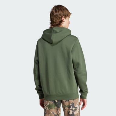 Moletom Capuz Estampado Camo Verde Homem Originals