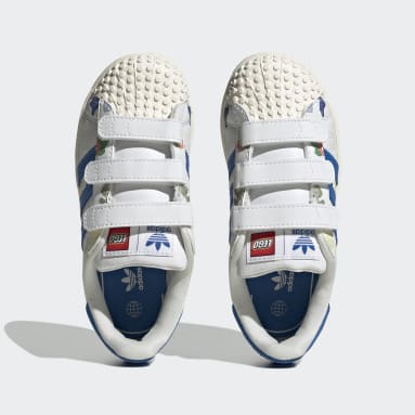 키즈 Lifestyle White 아디다스 슈퍼스타 x 레고