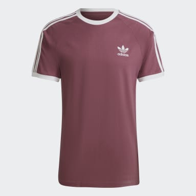 Burgundy Originals T Shirts adidas UK