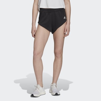 Frauen Fitness & Training Hyperglam Mini Shorts Schwarz