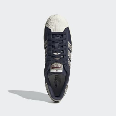 Men Originals Blue Superstar Shoes