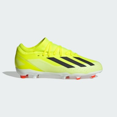 Chuteira da adidas amarela sales