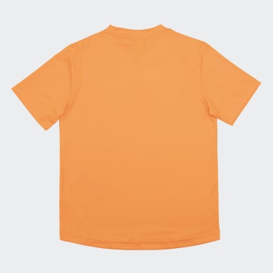 Girls Training Orange Logo Tee