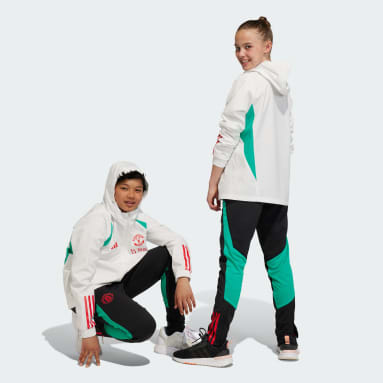 Manchester United Tiro 23 All-Weather Jakke, barn Hvit