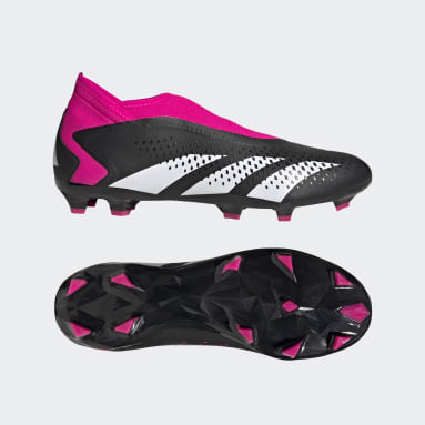 Soccer Black Predator Accuracy.3 Laceless Firm Ground Soccer Cleats