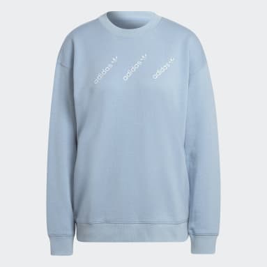 Sudadera cuello redondo Azul Mujer Originals