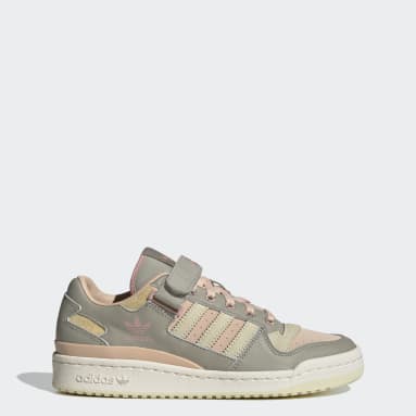 Tenis Forum Low Gris Mujer Originals