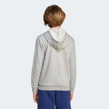 Sweat-shirt à capuche zip intégral typographie universitaire Seasonals Essentials Enfants