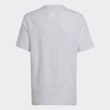 T-shirt Future Icons 3-Stripes Logo Grigio Bambini Sportswear