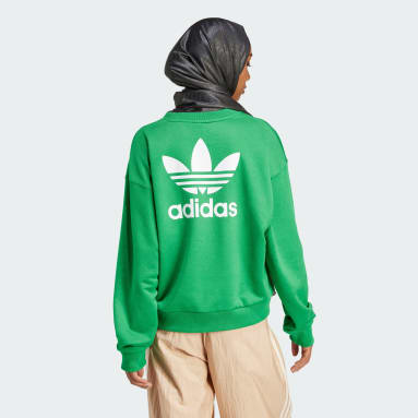 ADIDAS ORIGINALS Recycled-scuba sweatshirt