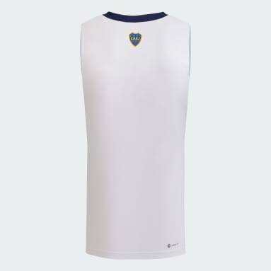 Camiseta de Básquet Alternativa de Boca Juniors 2023 Blanco Hombre Básquet