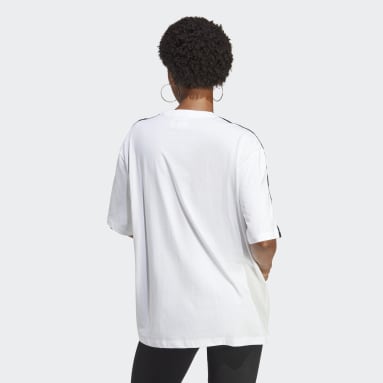 Women Originals White Adicolor Classics Oversized Tee