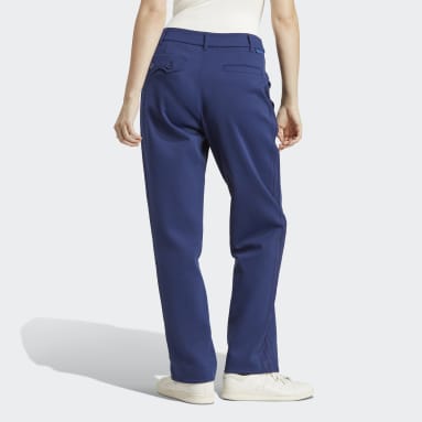Blue Version Club High-Waisted Pants Niebieski
