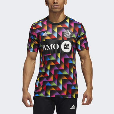 Maillot d'échauffement CF Montreal LGBTQ+ noir Hommes Soccer