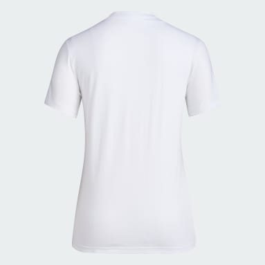 Women's Baseball White Washington Short Sleeve Participant Tee