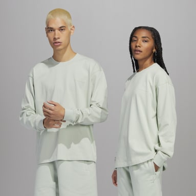 Originals Green Pharrell Williams Basics Long Sleeve Tee (Gender Neutral)