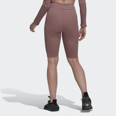 Women Sportswear Purple Studio Lounge Ribbed Shorts