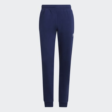 Calça Adicolor Essentials Trefoil Azul Homem Originals