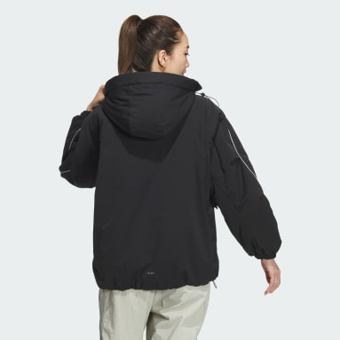 【adidas】★LADY'S_オーバーサイズフィットボアジャケット アディダス BYD3S オーバーサイズフィット パデッドジャケット