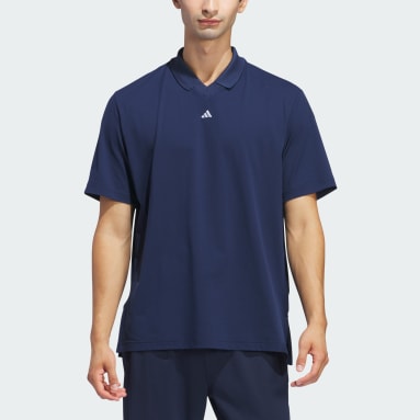 Men Golf Blue Ultimate365 Twistknit Piqué Polo Shirt