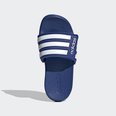 เด็ก Sportswear สีน้ำเงิน รองเท้าแตะ Adilette Comfort Adjustable