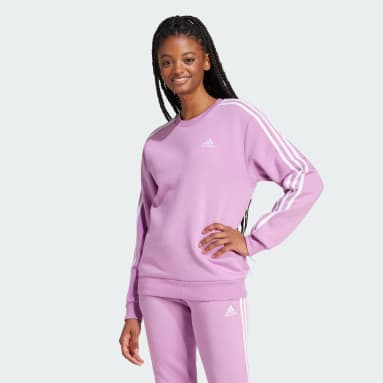 Essentials 3-Stripes Fleece Sweatshirt