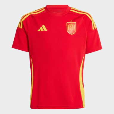 Camiseta primera equipación España 24 Fan (Adolescentes) Rojo Niño Fútbol