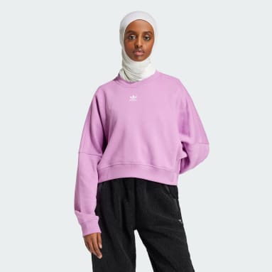 Adidas purple sweatshirt shop